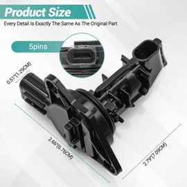 22204-75040 Mass Flow Sensor Fit for Toyota Highlander/Corolla/Camry/Tacoma/Sienna/RAV4/CHR/Avalon/Lexus/ES350/ES300H/UX200/UX250H/RX350L, Etc. Original MAF Air Flow Sensor Replacement 197500-0020