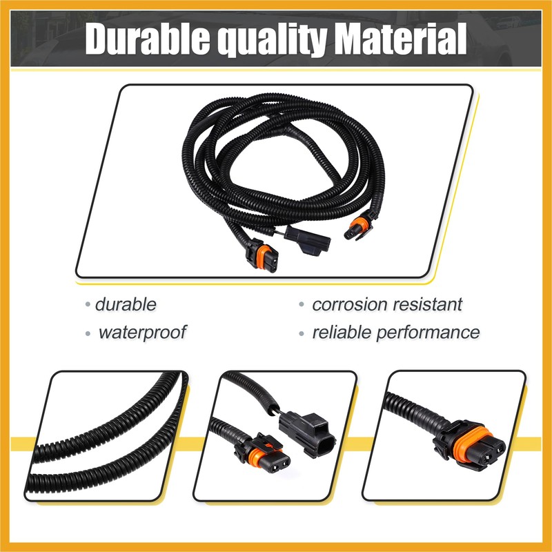 Partuto Fog Light Wiring Harness Kit 56045501AC for Dodge for