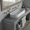 Gedy Olimpo Toilet Roll Holder, Stainless Steel, Chrome, 6.7 x