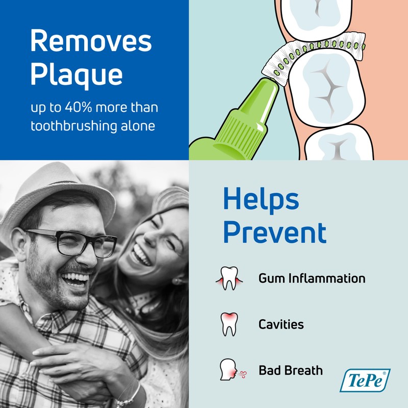 TePe interdental brushes X-soft light yellow 0.7 mm, 2-pack (2