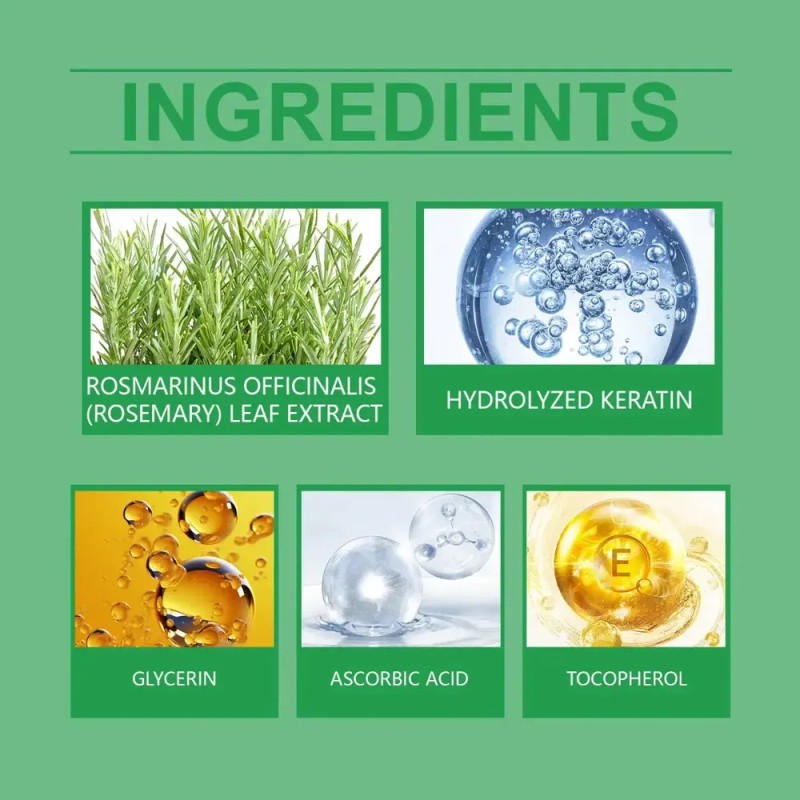 Champú Natural Romero Crecimiento Pelo Grueso Fórmula Fuerte