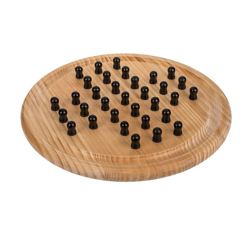 Out of the blue Wooden Board Game Solitaire Approx. 28.5