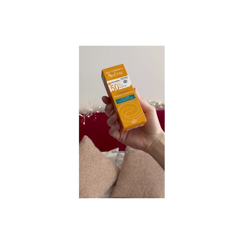 Protector Solar Facial Dermatológico con Color Avene Cleanance FPS50+ Bloqueador