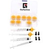 Gufastoe Mini Nipple with Syringe-s for Pets and Wildlife （10