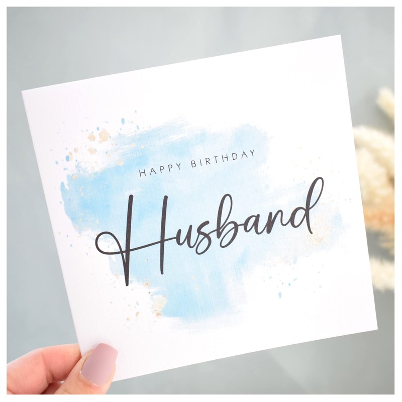 Happy Birthday Husband Card | Partner Birthday Card | Card