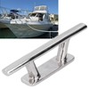 200mm/8in Stainless Steel Mooring Cleat Elliptical Tube Type Dock Deck