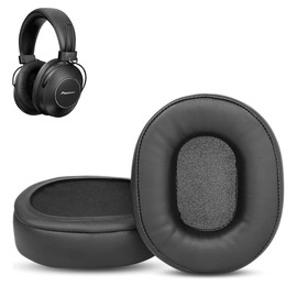ACCOUTA Premium Ersatz-Ohrpolster Kompatibel mit Pioneer SE-MS5T MS7BT MS9BN Headset Ohrpolster mit weicherem Proteinleder und Memory-Schaumstoff