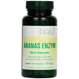 Bios Pineapple Enzyme, 100 Capsules, 1 Pack (1 x 43 g)