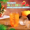 Geroosaty 4 Pcs Plastic Cocktail Shaker Hand Drink Mixer Shaker
