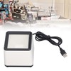 Hands-Free 2D QR Desktop Barcode Scanner, Omnidirectional Automatic Barcode Reader