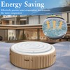 Inflatable Hot Tub Cover Energy Saving Lid for Outdoor Hot