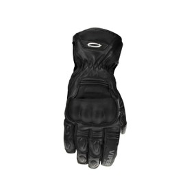 ViPER Axis-8 Motorcycle Gloves for Men and Women - Full Finger Premium Leather Motorbike Waterproof Glove With CE Hand Armour Protection For Sports Road Racing & Riding (Black,XS)