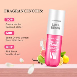 Perfume No.8, Body Spray For Women, Travel Perfume, Hair And Body Fragrance Spray, Sweet & Sensual Scent, Long-Lasting Fragrance,Vanilla Body Spray (3 Fl Oz)