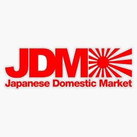 Japanese Domestic Market Jdm (1) Bumper Sticker Window Vinyl Decal 5"