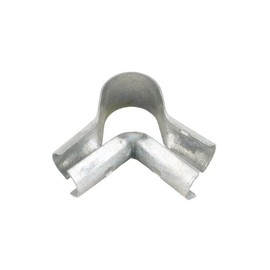 Chain Link 2 1/2" (2 3/8" OD) Post x 1 5/8" Rail Steel Corner Line Clamp (4 Pk)