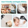 MIAOHUI Modern Handheld Shower Head with On/Off Switch, 3 Spray