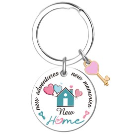 Klpoyu House Warming Gifts New Home Women Housewarming Gifts New Home Keychain Gift House Warming Gifts Funny Housewarming Gifts for Women Men Gifts for New Homeowners New Apartment Gifts for Women