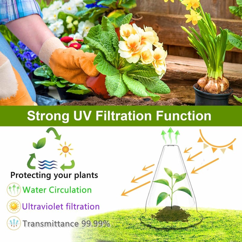 KAHEIGN Transparent Plant Protection Covers