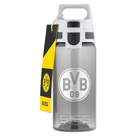 Borussia Dortmund BVB SIGG Children's Bottle 0.5 L Sporty Fan Item Grey