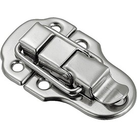 TRUSCO(トラスコ) パッチン錠 横ズレ防止タイプ・スチール製 (4個入) P-46