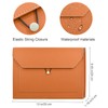 VANRA Expandable Document Folders, PU Leather Document Holder Portfolio File