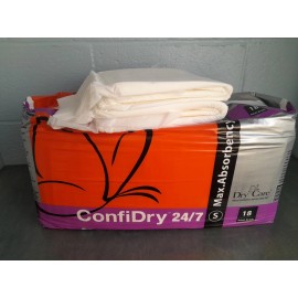 ConfiDry 24/7 Adult Diapers Sample qty:2 size SMALL HIGH Quality made in the USA