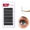 FADVAN Flat Lashes, 0.20D Curl Eyelash Extension, 1:1, Ellipse Flat