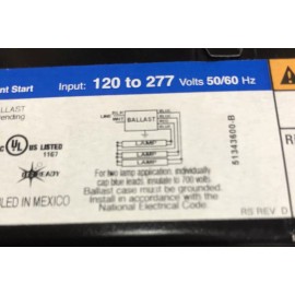 UNIVERSAL B332IUNVHE-A FLUORESCENT BALLAST. 3-LAMP F32T8 32W T8 120-277V
