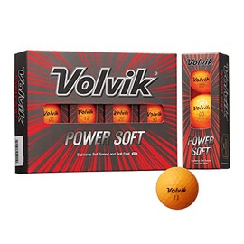 Volvik Power Soft Golf Ball Pack - Orange