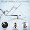 RNDIOZD Rain Shower Head with Handheld, 11.8 Inch High Pressure