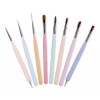 Gaoy 8 Pzs Pinceles Para Nail Art, Herramientas De Diseño...