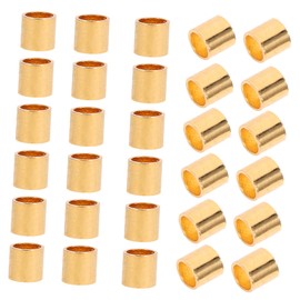 jojofuny 300pcs Crimp Beads for Jewelry Making Durable Craft Beads with Design for DIY Projects for Unique Handicrafts and