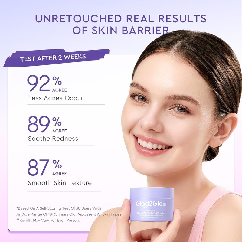 crema facial con 5X Ceramides y Blueberry, crema para la