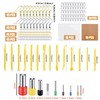 Allazone 219 PCS Polymer Clay Cutters Set, Clay Earring Cutters