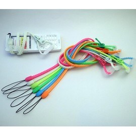 YKK Luminous Zipper Neck Strap, Zipper Strap, Safety Parts Included (13.8 inches (35 cm), For Kids, Blue x Yellow) Combi, Long, blue/yellow