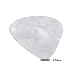 Púas de bajo, púas de Guitarra Coloridas Retro Ligeras portátiles para Ukelele para Principiantes para Guitarra eléctrica para Banjo(0,96 mm, Caja Negra)