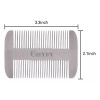 CMYRY Peine Para Barba Edc Bigote Cartera De Acero Inoxidable