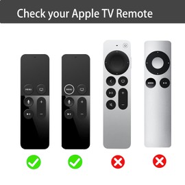 Case Compatible with Apple TV 4K/ 4th Gen Remote Light Weight Anti-Slip Shock Proof Silicone Cover for Controller for Apple TV Siri Remote Glow in The Dark