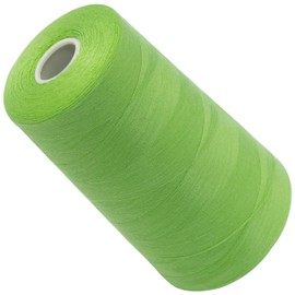 AERZETIX - C72756 - Sewing Thread Cone 120 (40/2) 4000 m - Made of Polyester - Manufacture, Haberdashery, Yarn, Cord, Sewing, Clothing, Thread - Colour Green - Apple - Light