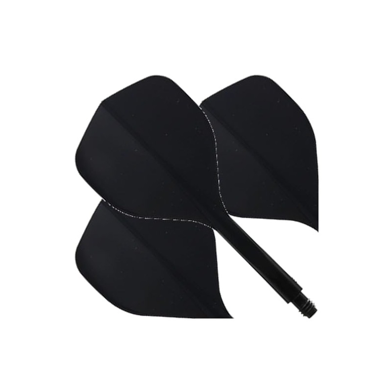 Condor Axe 120 | Dart Flights and Colours. (Black, Short)