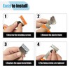 2PCS Razor Blade Scraper, Multi-Purpose Glass Scraper with 10 Plastic
