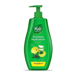 Nyle Naturals Dryness Hydration Shampoo| For Dry & Frizz Free Hair | With Tulsi, Amla and Aloe Vera|Gentle & Soft Shampoo | For Men & Women | 800ml