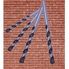 Masonry Drill Bit Set 5/16 in. Carbide Tip Black/White Drill