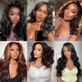 Body Wave Human Hair Bundle, Brazilian Human Hair, Wavy, 1 Bundle Human Hair, Weaves Human Hair Extensions, Natural Colour, 16 Inches (Total 100 g)