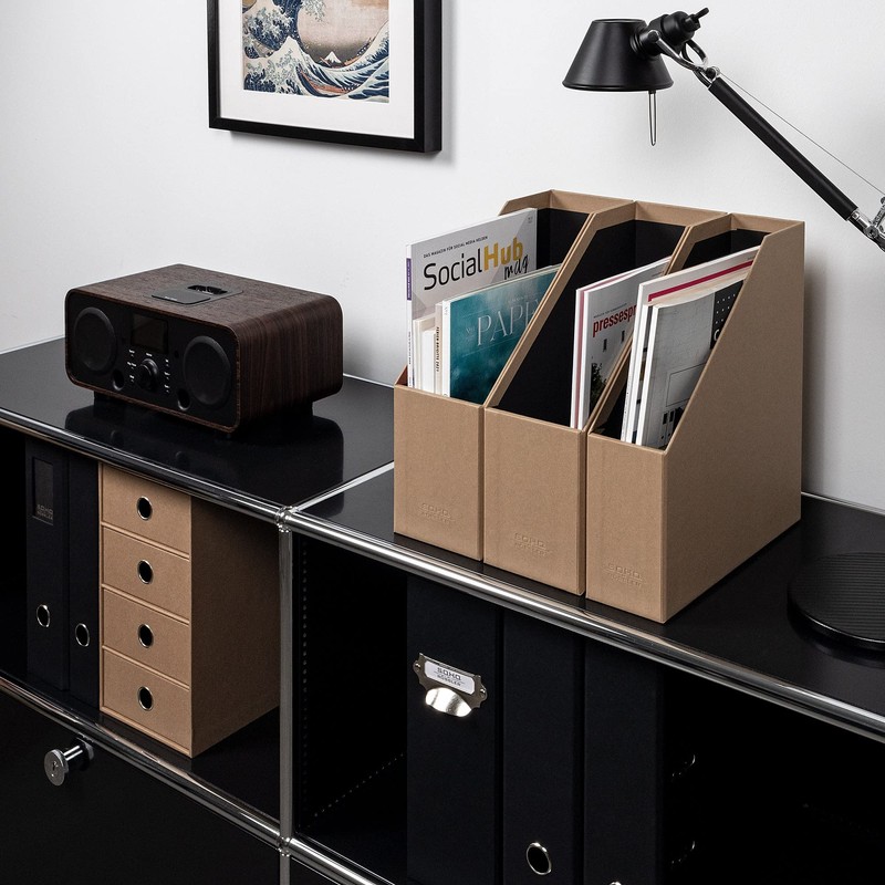 S.O.H.O. A4 Magazine Box Kraft