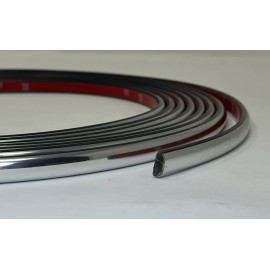 Trim-Gard 7/16" x 50'  Chrome Half Round Wheel Well Molding (0301-50)
