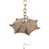 Rain Chain, Umbrella Gutter Chain 8.5ft with 18 Cups,Copper Rain