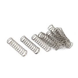 TOP-Vigor 10Pcs Compression Spring 10mm OD 0.8mm Wire Size 35mm Free Length, Stainless Steel Extension Spring for Repairing Furniture, Toys, Cars, Mechanical and Electrical Devices