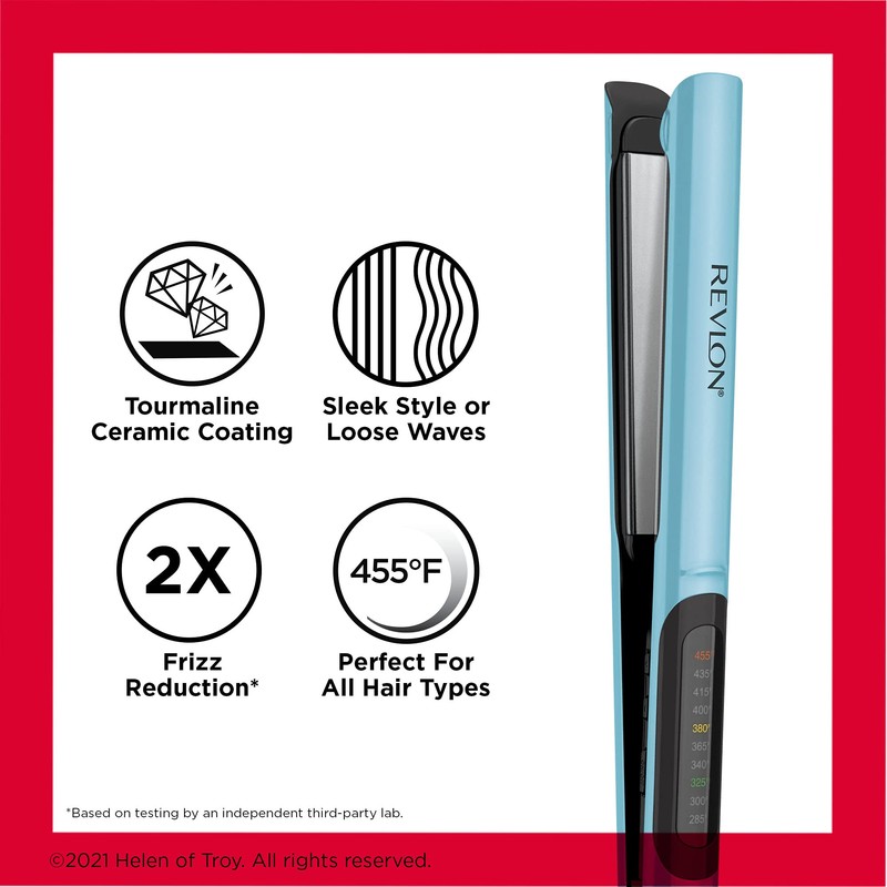 Revlon Lasting Brilliance Digital Hair Flat Iron | Fast, Smooth