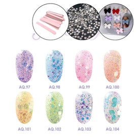Diesel Aurora Queen Melody Glitter Gel + 30 parts / 디젤 오로라퀸 멜로디 글리터젤+파츠 30개